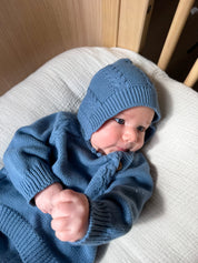 Bring Me Home Cable Knit Bundle - Denim Blue