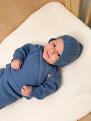 Bring Me Home Cable Knit Bundle - Denim Blue