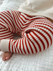 Candy Cane Striped Leggings