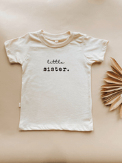 Little Sister Organic Cotton Kids T-Shirt Short Sleeve
