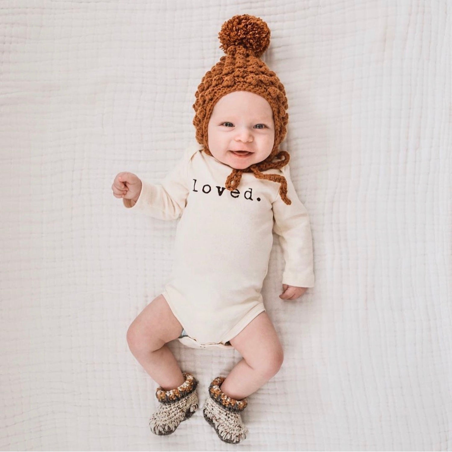 Loved. Organic Baby Bodysuit Long Sleeve