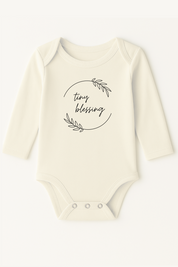 Tiny Blessing Organic Cotton Baby Bodysuit Long Sleeve