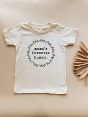 Mamas Favorite Human Organic Cotton Kids Tee Short Sleeve