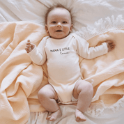 Mama's Little Love Organic Cotton Baby Bodysuit Long Sleeve