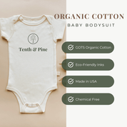 Little Sister Organic Cotton Short Sleeve Baby Bodysuit