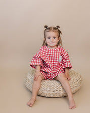 Shorts Set | Red Gingham