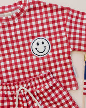 Shorts Set | Red Gingham