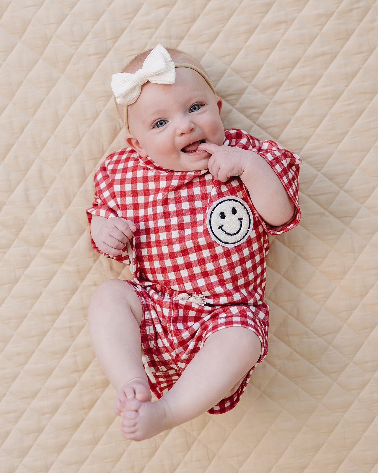 Shorts Set | Red Gingham