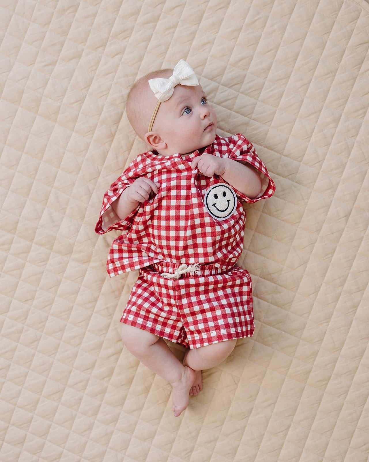 Shorts Set | Red Gingham