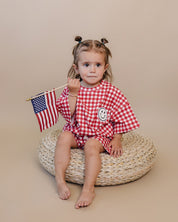 Shorts Set | Red Gingham