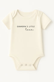 Grandpa's Little Love Organic Baby Bodysuit Short Sleeve