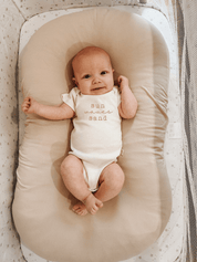 Sun Waves Sand Clay Organic Cotton Short Sleeve Baby Bodysuit