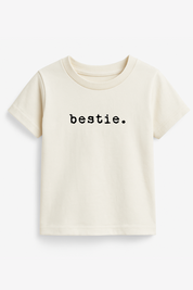 Bestie Organic Kids Graphic T-Shirt Short Sleeve