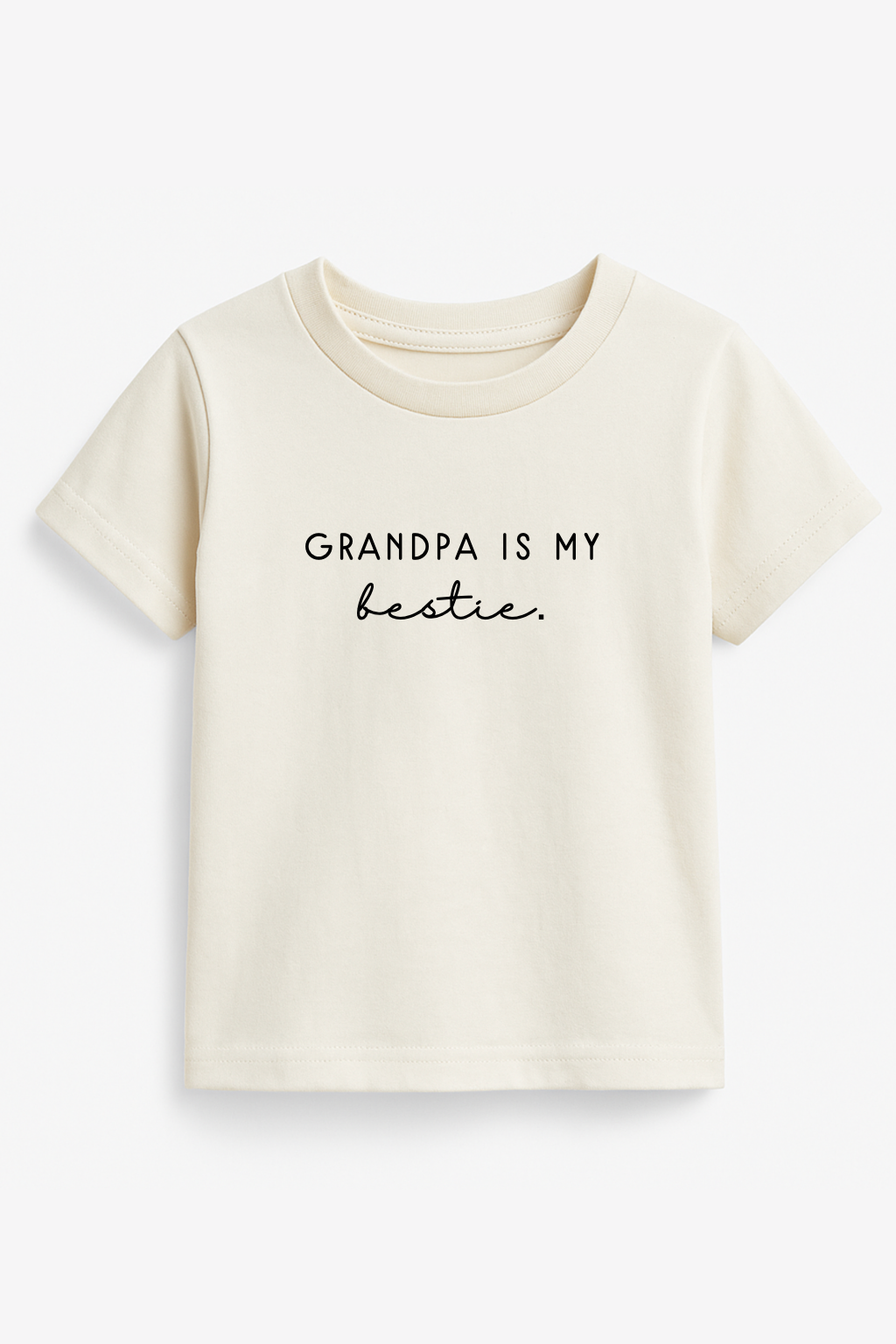 Grandpa is My Bestie Organic Cotton Kids Graphic Tee