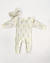 Luna + Luca Tulip Jacquard Jumpsuit