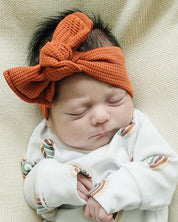 Waffle Headband | Pumpkin
