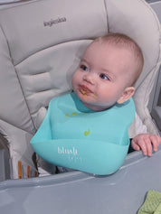 Blush Lotus Silicone Bib