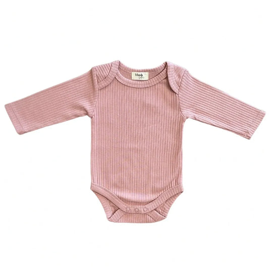 (restock) Presley Bodysuit | Long Sleeve | Dusty Rose