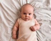 Ribbed Bodysuit - SLEEVELESS - Cream