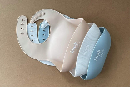 Blush Lotus Silicone Bib