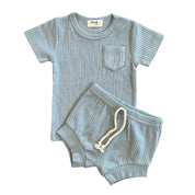 Wyatt Set - Dusty Blue