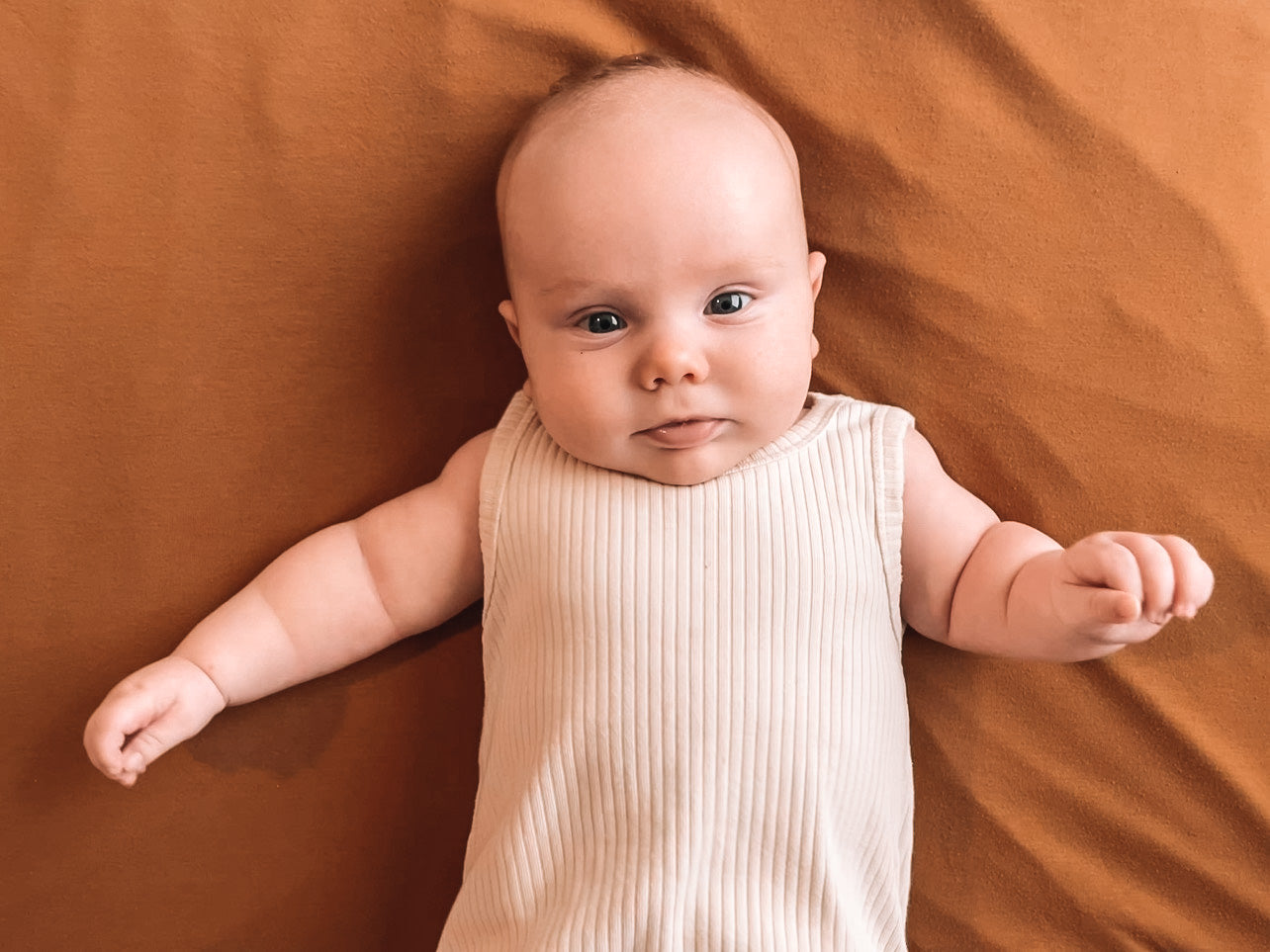 Ribbed Bodysuit - SLEEVELESS - Cream
