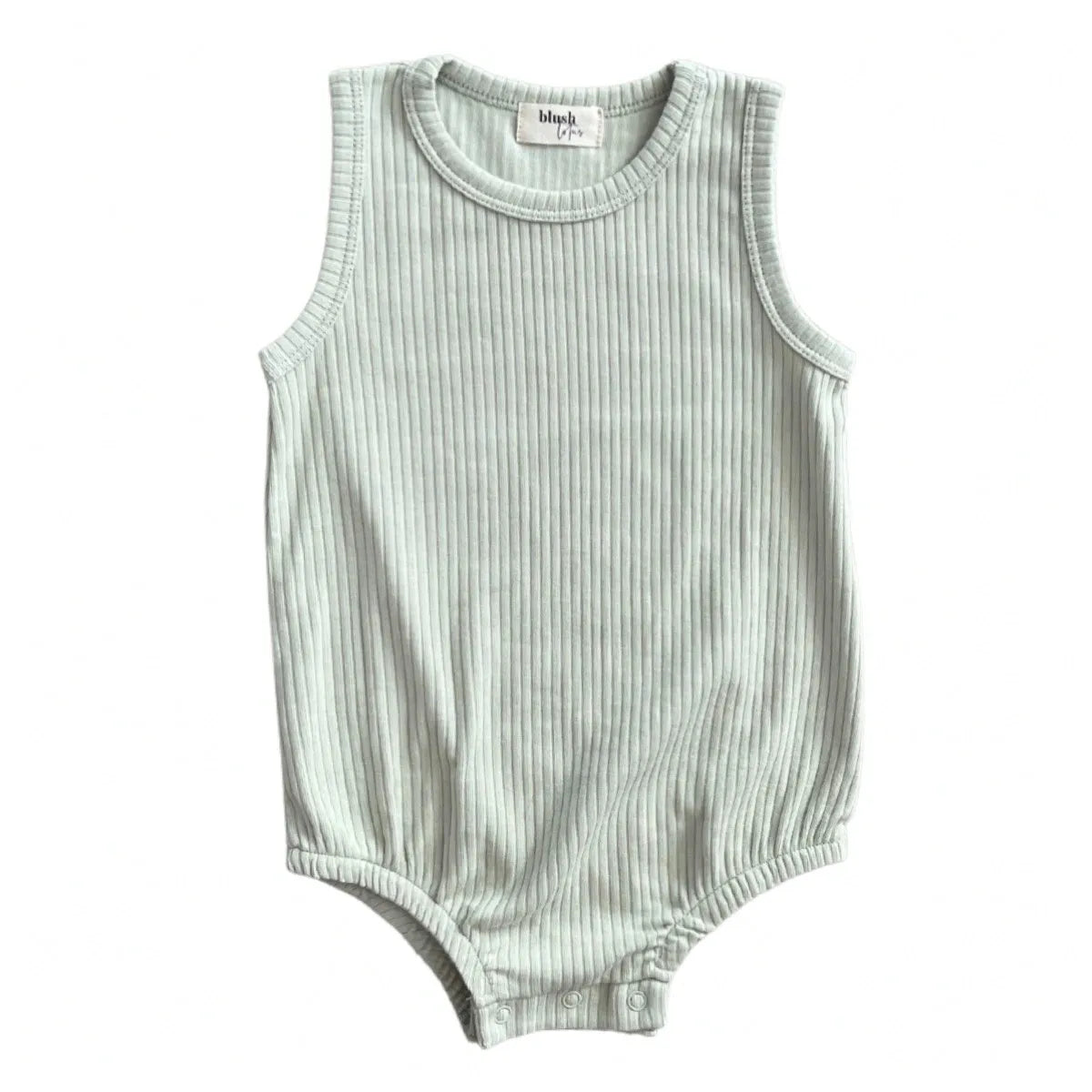 Ribbed Bodysuit - SLEEVELESS - Pistachio