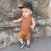 Merrick Romper - Cognac