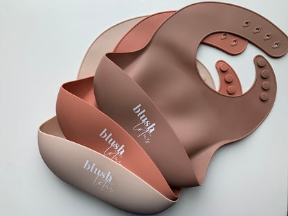 Blush Lotus Silicone Bib
